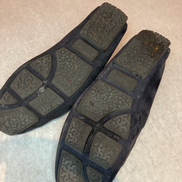 Bally Pearce Men’s Suede Drivers Blue 11.5 - Picture 5 of 9